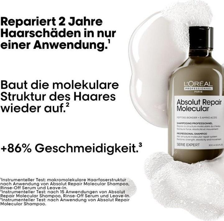 Produktbild L'Oréal Professionnel Serie Expert Absolut Repair Molecular Refill (500 ml, Flüssiges Shampoo)