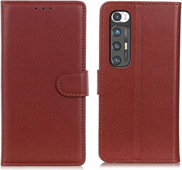 Actual product image MU Classic Litchi Leather Bookcover Series (Xiaomi Mi 10S)