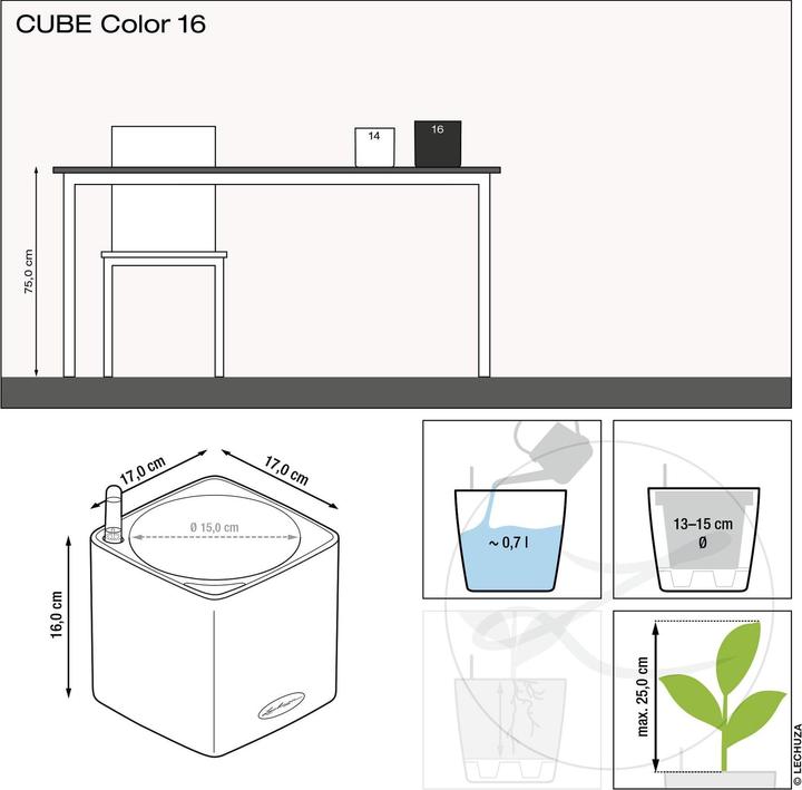 Produktbild Lechuza Cube (17 cm)