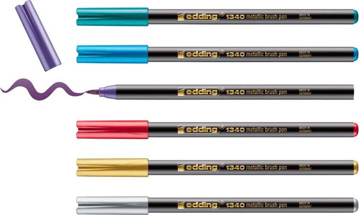 Image du produit Edding 1340 - Crayon à peinture (Violet/rose/rose, Métallique, 1 x)