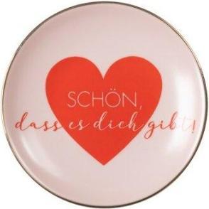 Actual product image CreaDiva Love Plate - Nice that you exist! (1 x)