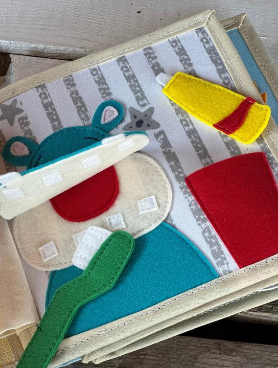 Immagine prodotto Activity Board Libro silenzioso, libro di feltro, libro per bambini, libro di attività, giocattolo per