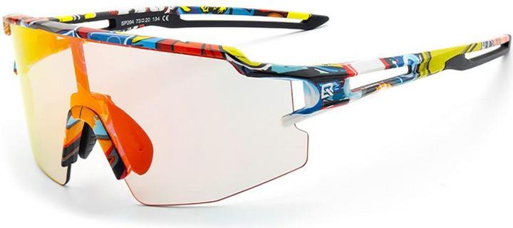 Rockbros Photochromic Cycling Glasses with UV Protection and Corrective Insert - Multicolor (Multicolor)