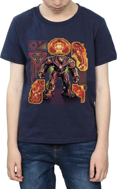 Immagine prodotto Avengers Infinity War Hulkbuster Blueprint Maglietta Ragazzi (152, 158)