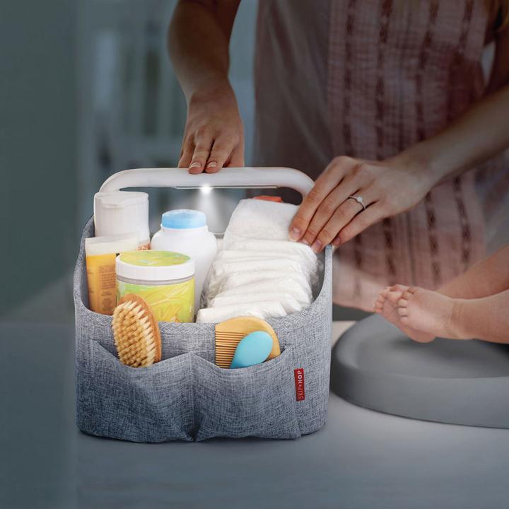 Produktbild Skiphop Light Up Diaper Caddy- Oat