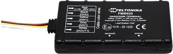 Image du produit Teltonika FMB920 GPS tracker universel