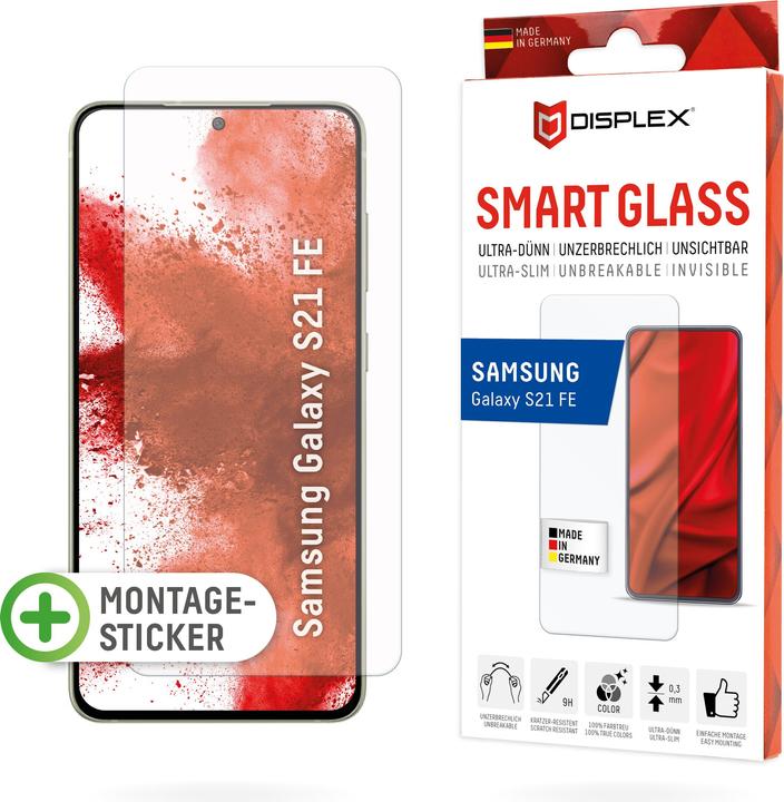 Produktbild Displex Smart Glass, Displayschutzfolie (1 Stück, Samsung Galaxy S21 FE 5G)