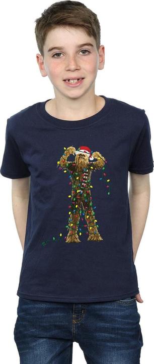 Image du produit Star Wars - T-shirt CHEWBACCA CHRISTMAS LIGHTS - Garçon (152, 158)