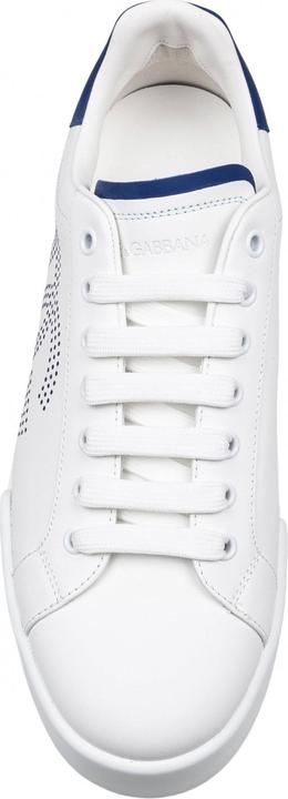 Produktbild Dolce & Gabbana portofino light sneakers in white and blue leather (40)