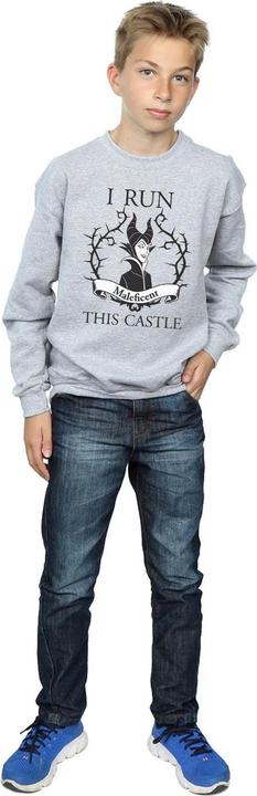 Actual product image Disney Boys Maleficent I Run This Castle Sweatshirt (116)
