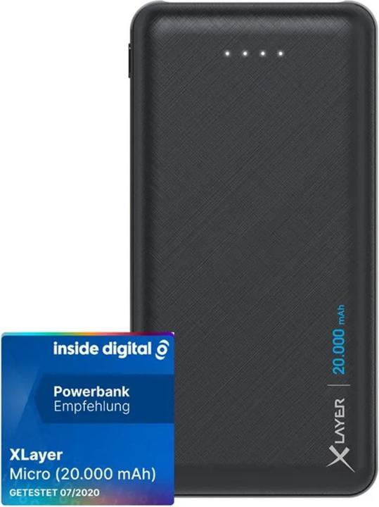 Produktbild Xlayer Micro Black (20000 mAh, 74 Wh)