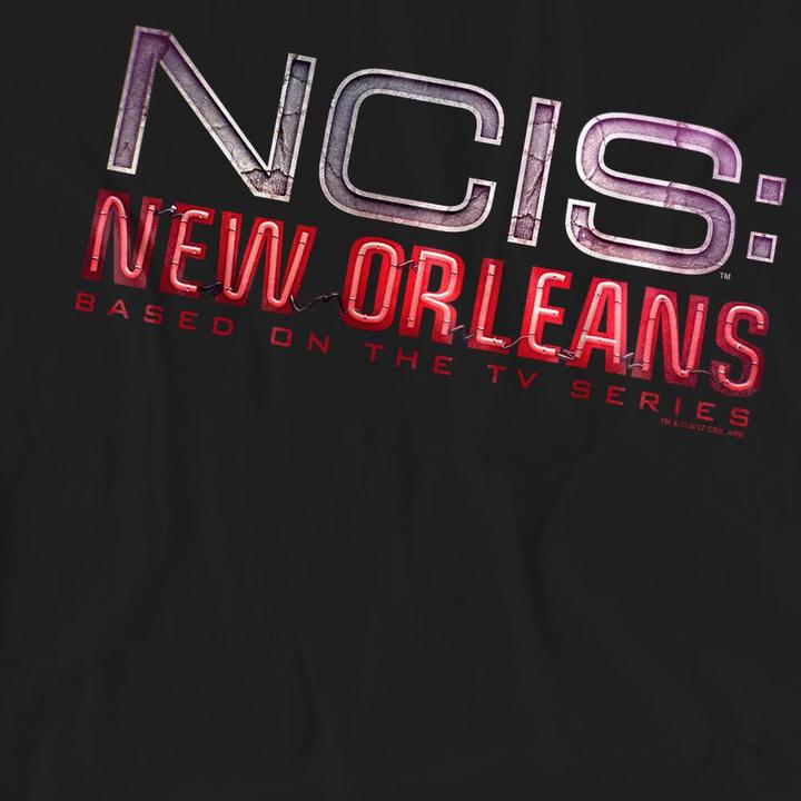 Immagine prodotto NCIS: New Orleans Maglietta Insegna al Neon Adulto Unisex (XL)
