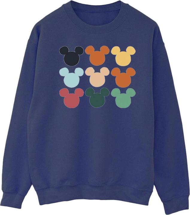 Disney Mickey Mouse Heads Square Sweatshirt (L)