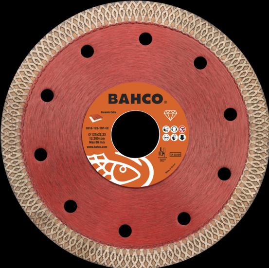 Bahco Abrasive Diamant-Trennscheiben für Keramik & Fliesen 125 x 1.2 x 22.23mm