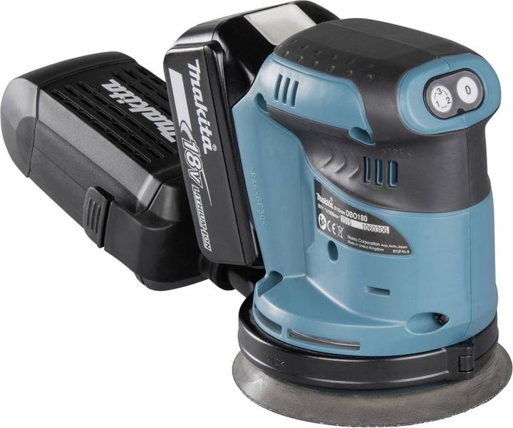 Actual product image Makita DBO180RTJ (Eccentric grinder, 180 W)
