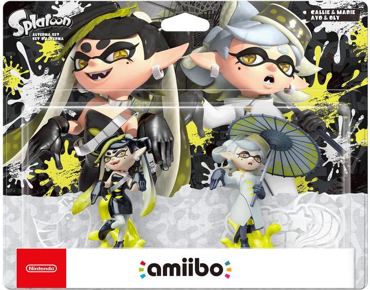 Actual product image Nintendo Amiibo Figure: Alterna Set (Aioli & Lime) (Splatoon 3) (Switch)