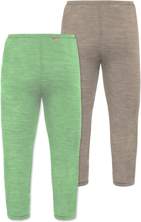 Immagine prodotto Normani Confezione da 2 pantaloni baby merino con piedini - 9539 (74)