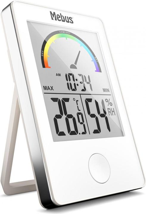 Actual product image Mebus 11130 Thermo-Hygrometer white