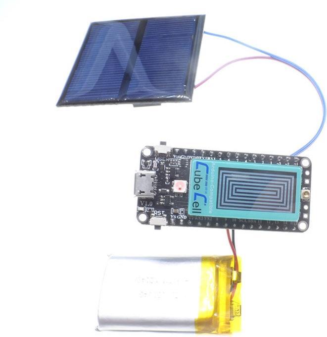 Actual product image Heltec Automation CubeCell Dev-Board Plus 868MHz Lora Node HTCC-AB02
