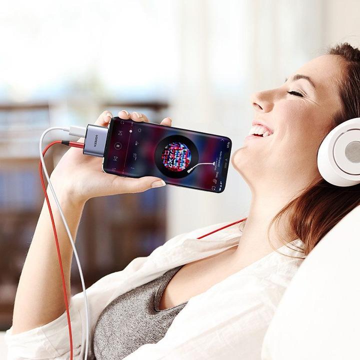 Productafbeelding Ugreen Adapter voor hoofdtelefoon (USB Type C, 3,5 mm aansluiting)