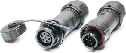 Immagine prodotto Rs Pro Connettore circolare a spina, presa a 7 pin / 5.0A gruppo di cavi, connessione a saldare IP 67