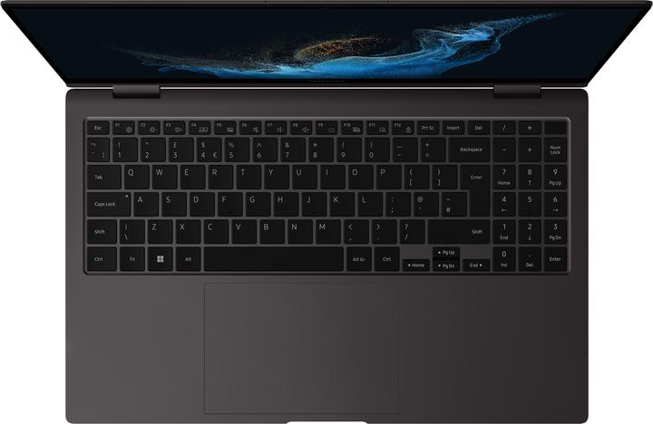 Produktbild Samsung Galaxy Book2 Pro 360 (Französische Tastatur) (15.60", Intel Core i7-1260P, 16 GB, 512 GB, Ohne Tastaturlayout)