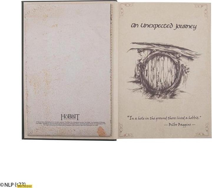 Produktbild Cinereplicas Der Hobbit Eine unerwartete Reise Notizbuch