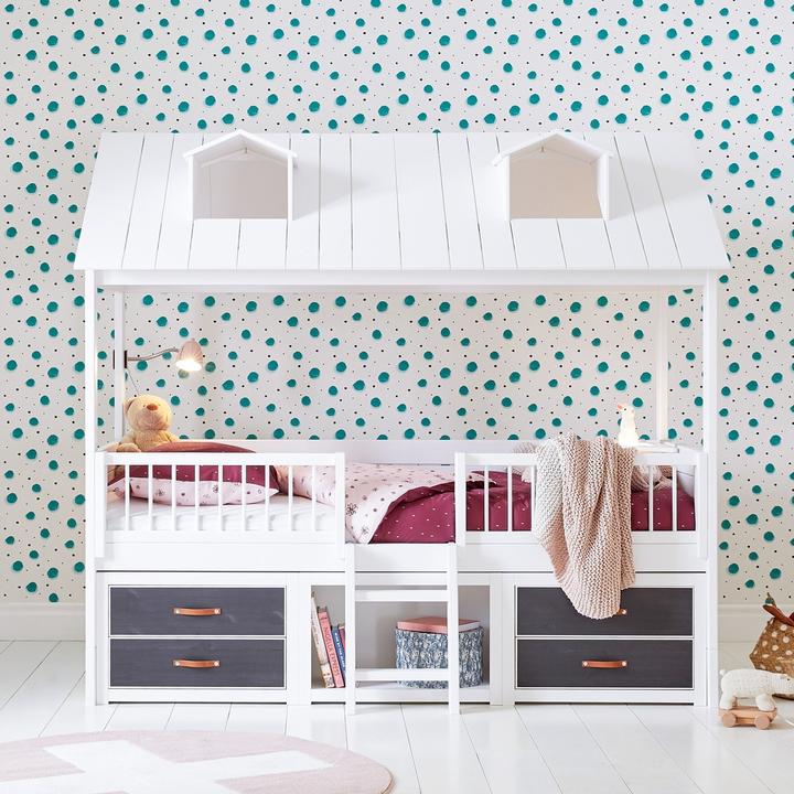 Image du produit Lifetime Kidsrooms Beachhouse Cabin Bed avec sommier à lattes DeLuxe (90 x 200 cm)