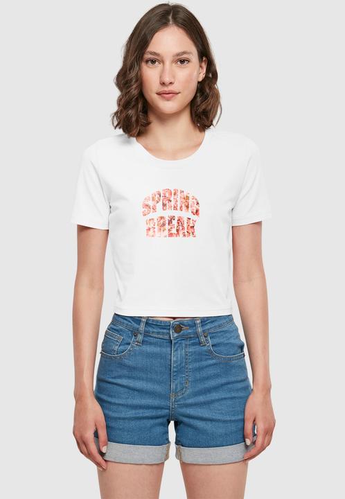 Produktbild Merchcode Ladies Spring Break 1 Cropped Tee - 191017 (L)