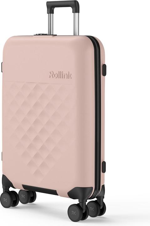 Image du produit Rollink Harde valise / trolley / valise de voyage - Vega 360 - 65 cm - Rose (80 l, M (50 - 90l))
