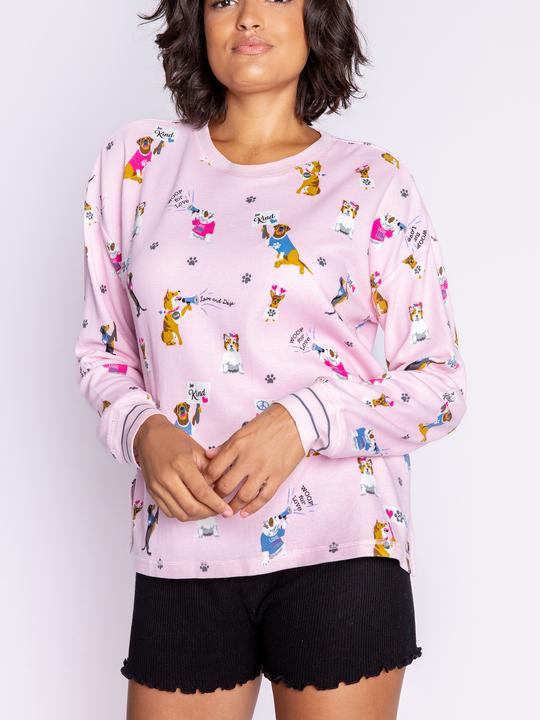 Actual product image Pj Salvage Woof of Love" pyjama top (36)