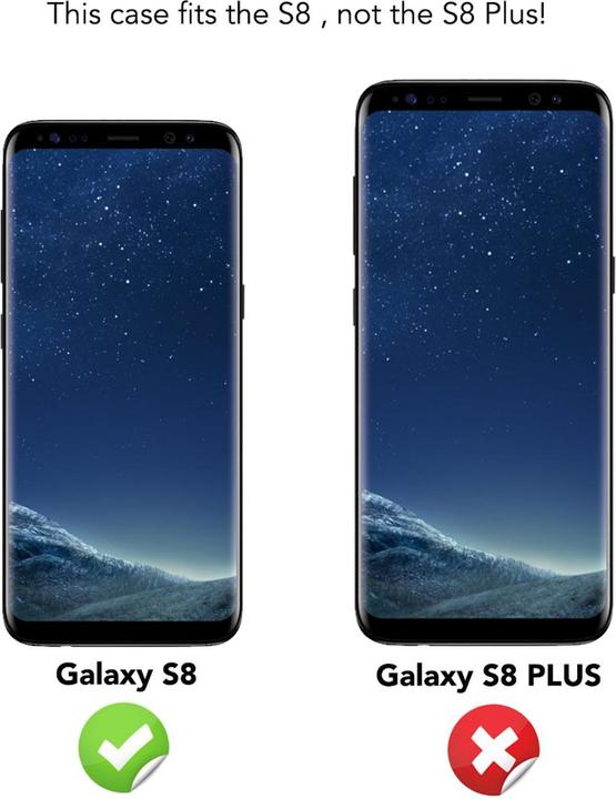 Actual product image Nalia 360 degree cell phone case (Samsung Galaxy S8+)
