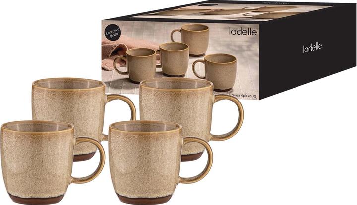 Produktbild Ladelle Henkeltassen «Rustikal», 4er-Set (4 x)