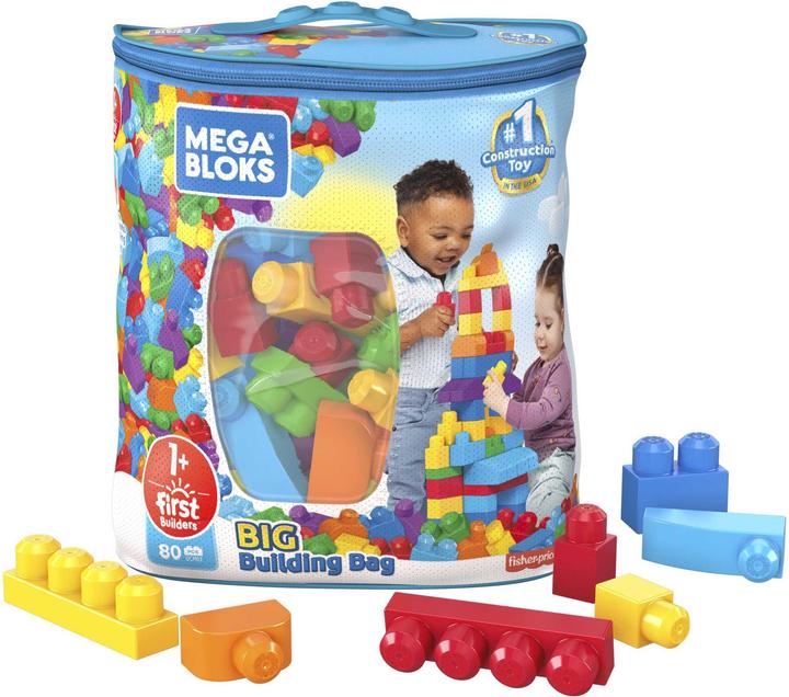 Mega Bloks Bausteinebeutel bunt (80 Teile)