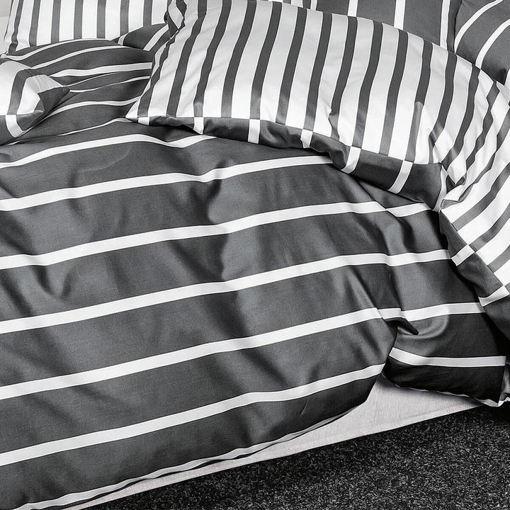Image du produit Janine Mako-Satin Bettwäsche modern classic (Taie d'oreiller, 40 x 80 cm)