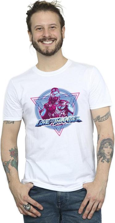 Produktbild Thor Love And Thunder Neon Badge TShirt (3XL)