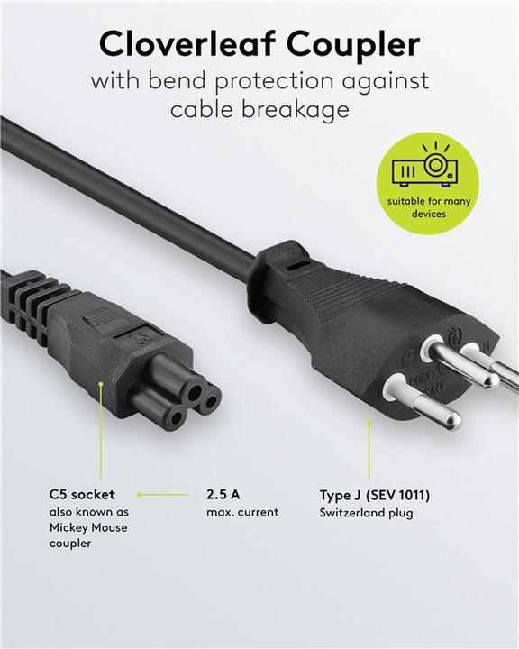 Produktbild Goobay T12 – C5 (1.80 m)