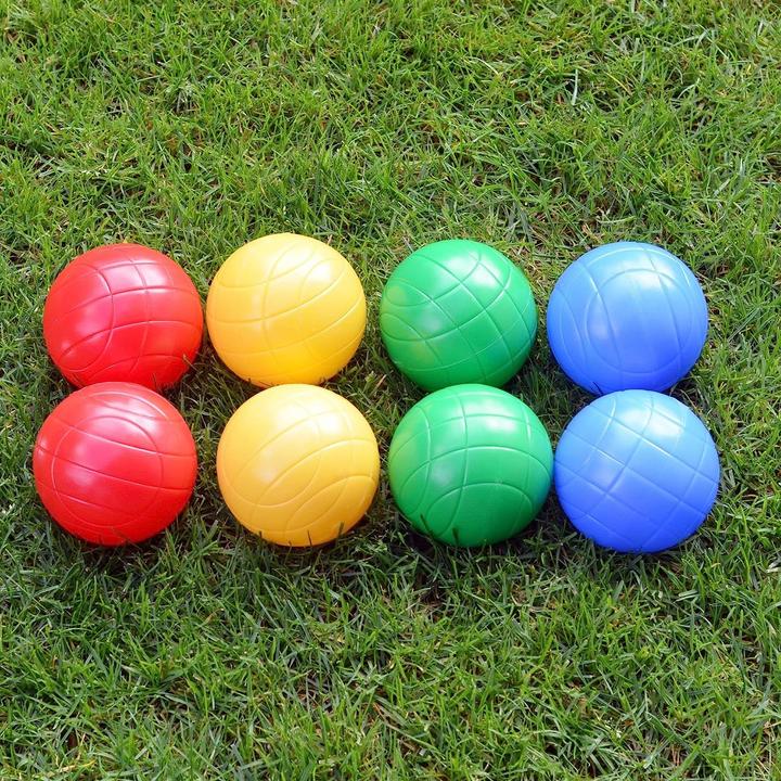 Actual product image Champ Boccia set made of wood (8 x, 75 mm)
