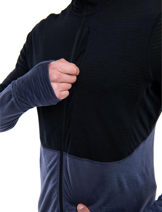 Immagine prodotto Icebreaker Uomo Merino 200 Realfleece Descender LS Felpa con cappuccio e zip (S)