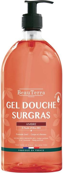 Image du produit BeauTerra Gel douche surgras Ambre (1000 ml)