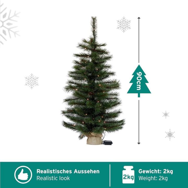Produktbild Gartenpirat Künstlicher Weihnachtsbaum (90 cm)