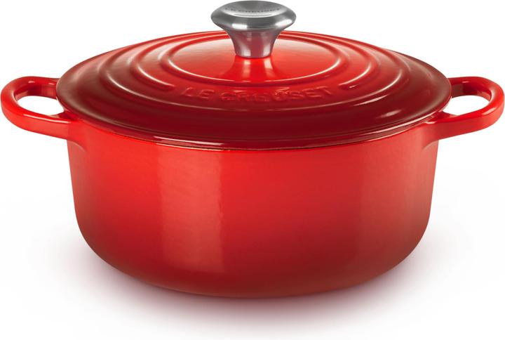 Le Creuset Signature (22 cm, Bräter + Schmortopf, Gusseisen)