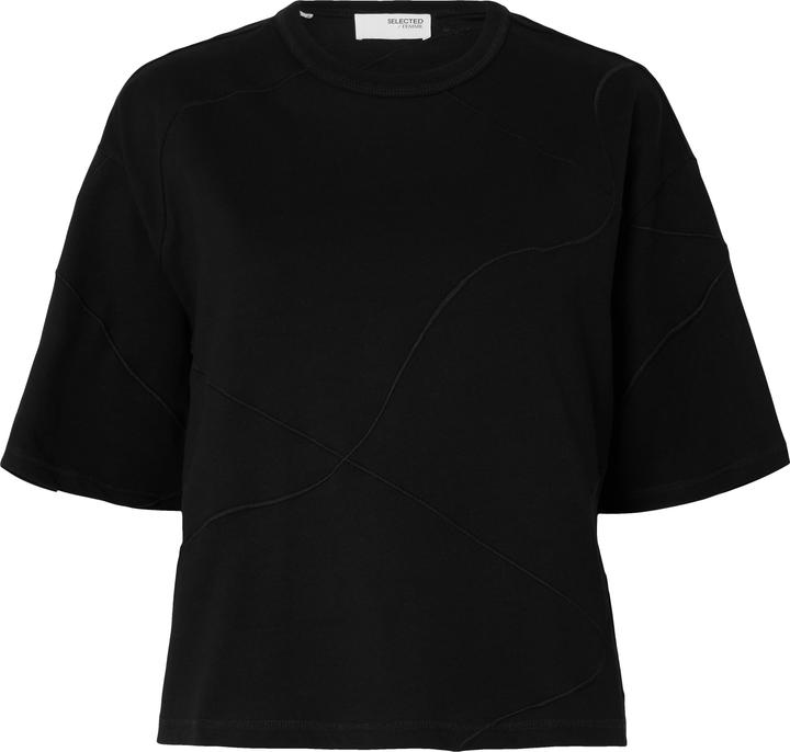 Selected Femme Besticktes Crop-T-Shirt