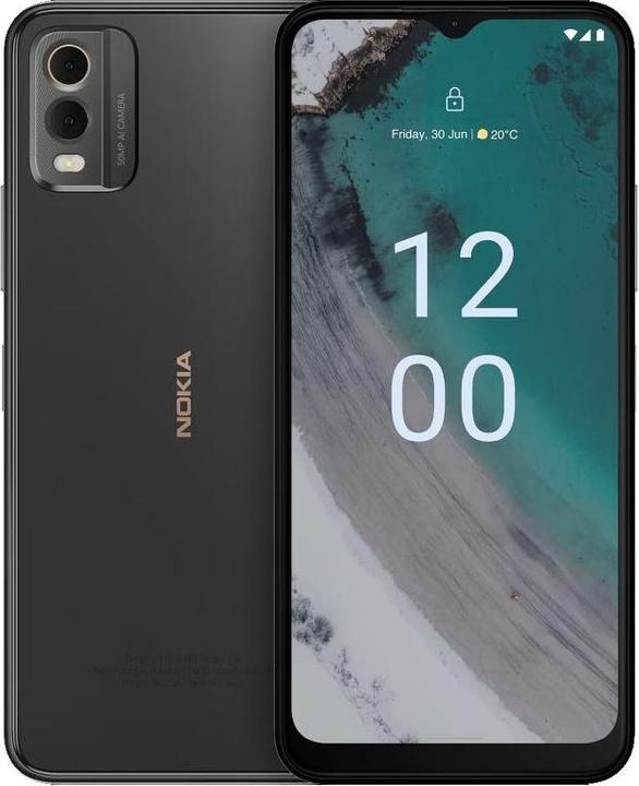 Nokia C32 (64 GB, Charcoal, 6.50", Dual SIM, 50 Mpx, 4G)