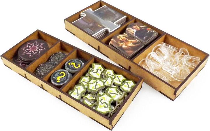 Actual product image Feldherr ARKH - Board game organiser for Arkham Horror 3rd Edition and expansion Midnight (Wood)