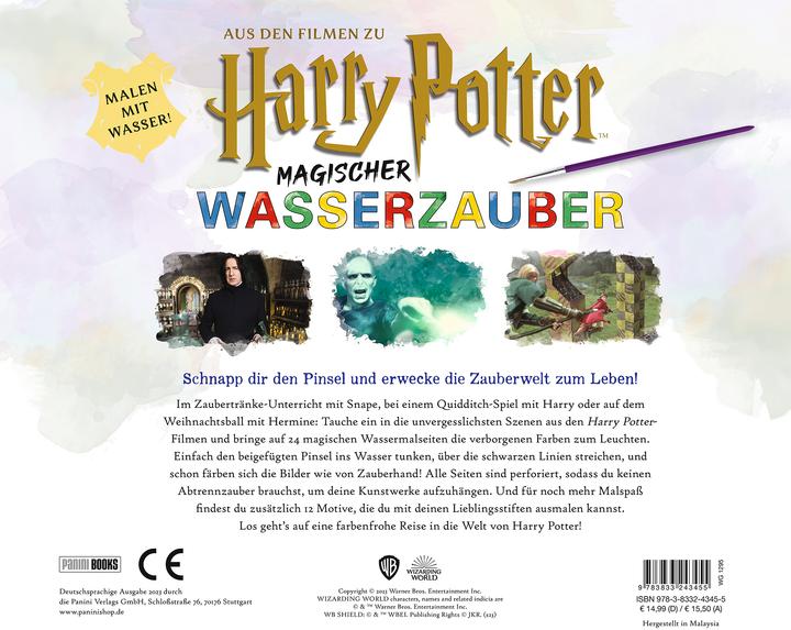 Actual product image Panini Harry Potter Magischer Wasserzauber - Bring Farbe in die Za (German, Panini Verlags GmbH, 2023)