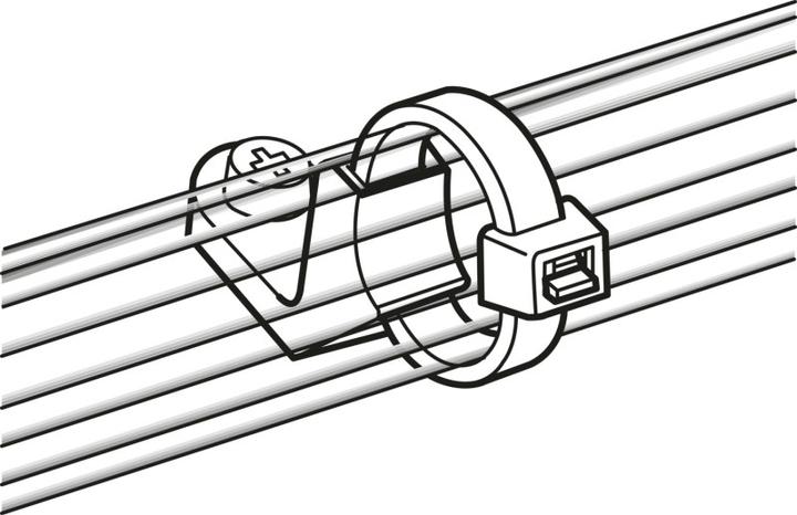 Produktbild HellermannTyton Befestigungsösen CL8 weiss (Befestigungsschlaufen, 27.30 mm, 100 Stk.)
