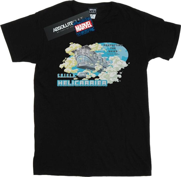 Immagine prodotto S.H.I.E.L.D. Hellicarrier Protecting The Skies Maglietta Uomo (M)