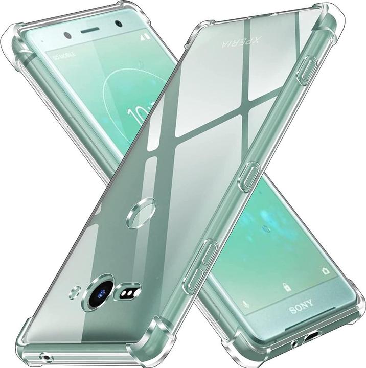 Produktbild Screenguard Sony Xperia XZ2 Compact Hülle Crystal Soft Airbag Bumper (Sony Xperia XZ2 Compact)