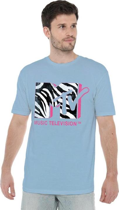 Actual product image MTV Mens Pink Zebra T-Shirt (3XL)